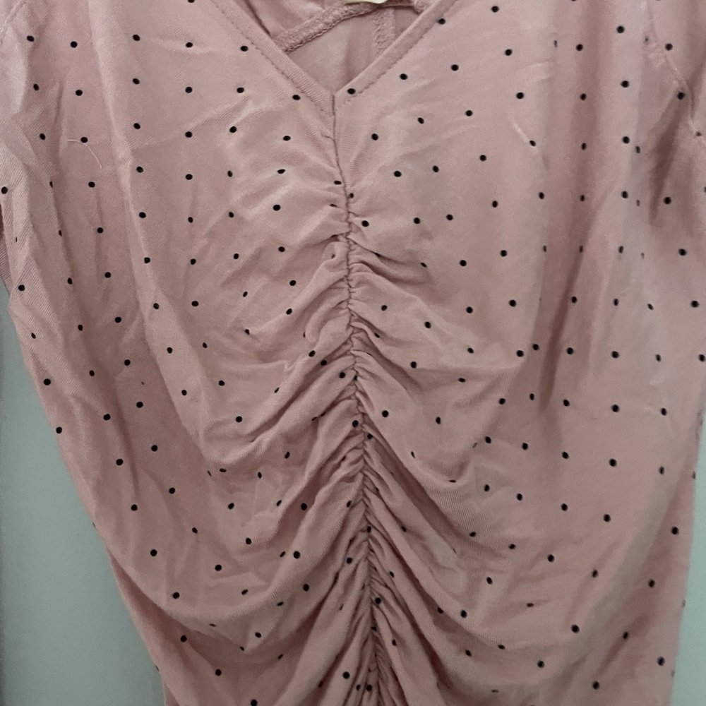 Free people what a babe ruched polka dot top - Picture 3 of 5